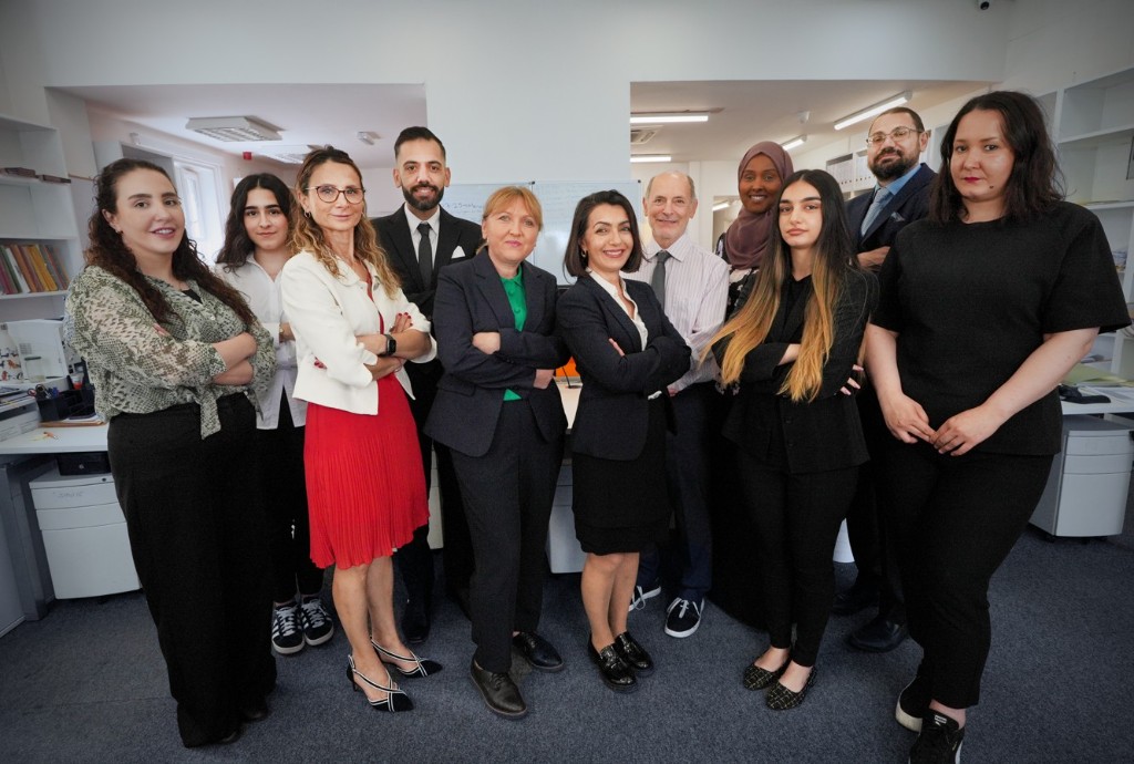 Miya Solicitors solicitors and paralegals inside the London office